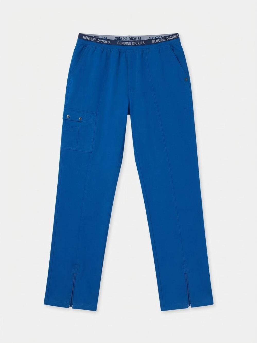 Genuine Dickies Blue medium Scrub Pants with Elastic Waistband style WM12P112